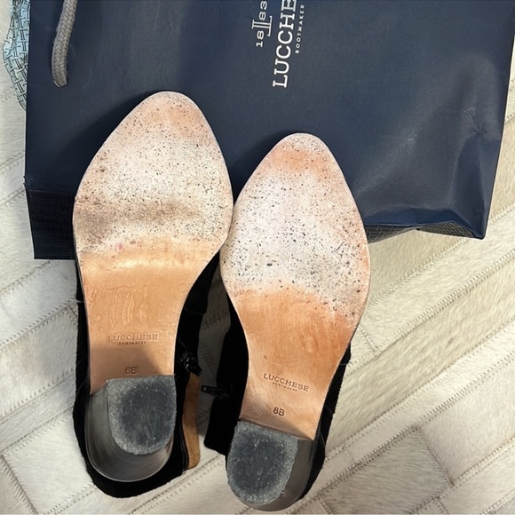 Lucchese calf hair ankle booties - Picture 3 of 4